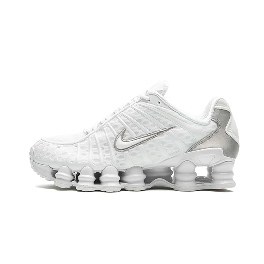 Nike Shox TL White Metallic Silver Max Orange